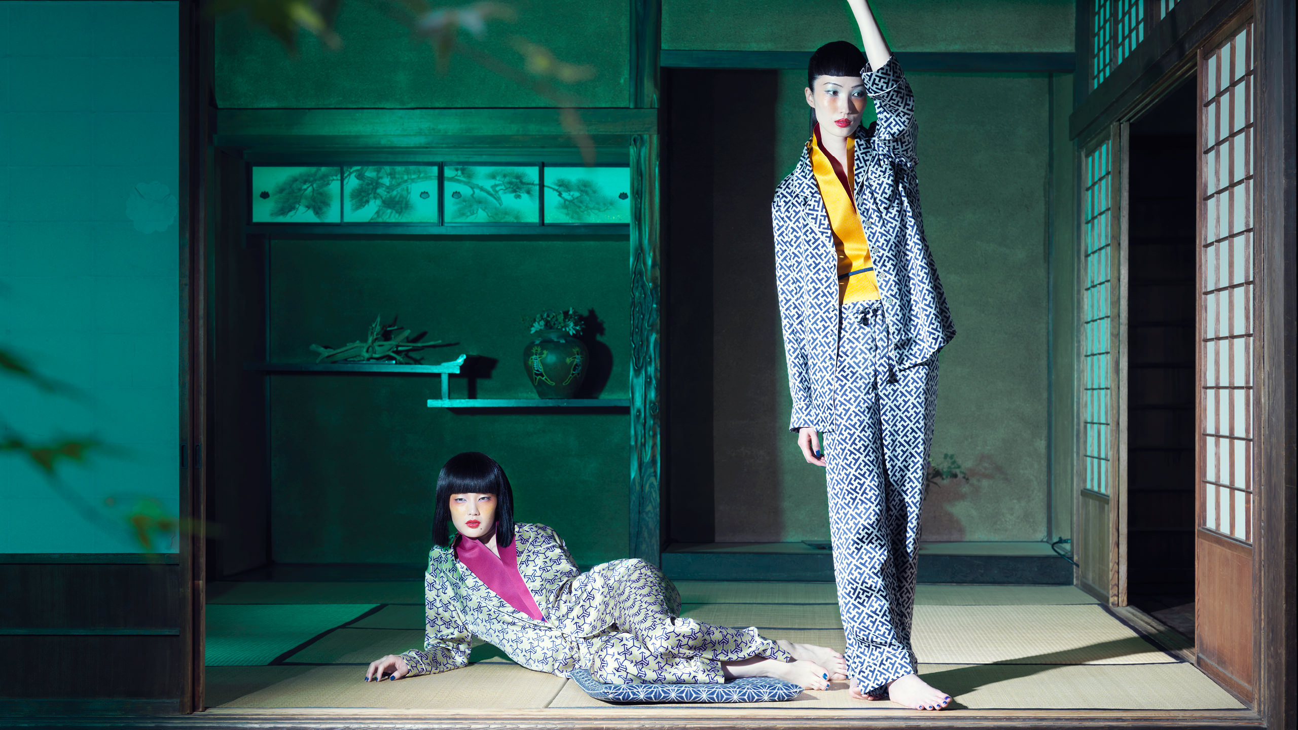 пижамы Olivia von Halle, сезон ss15, коллекция Tokyo
