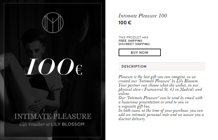 Intimate Pleasure 100   LilyBlossom