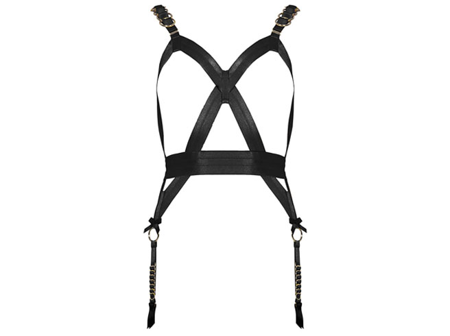 Бондажный harness от Bordelle, €266 (≈ 16 460 руб.) Применение: на обнаженное тело с накладками на соски, либо без.