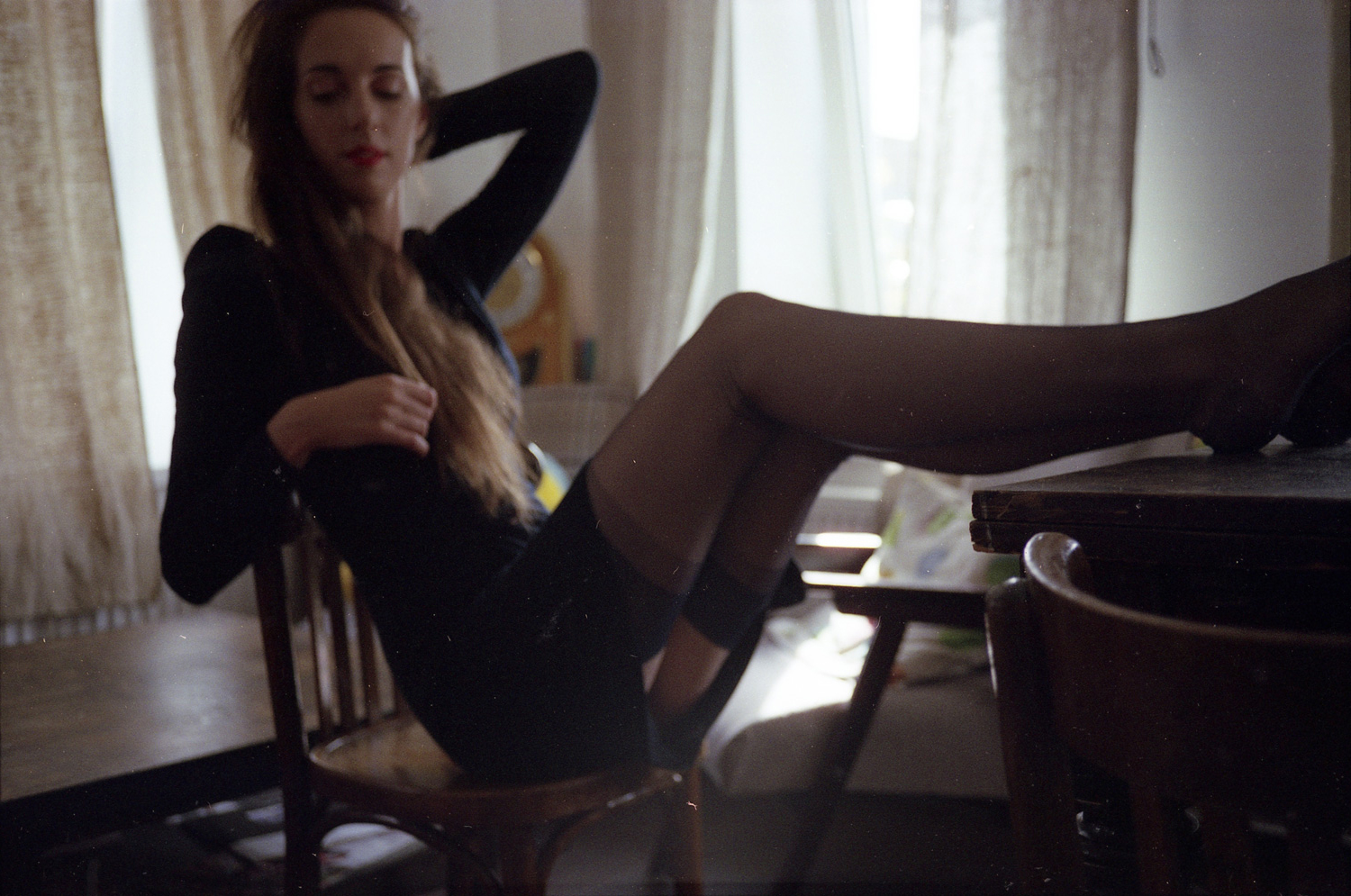 Photo serie 'In The Shades Of Red' on GB {Garterblog.ru} #cervinparis #stockings #hoisery