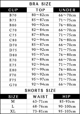 Таблица определения размера нижнего белья у бренда Annebra