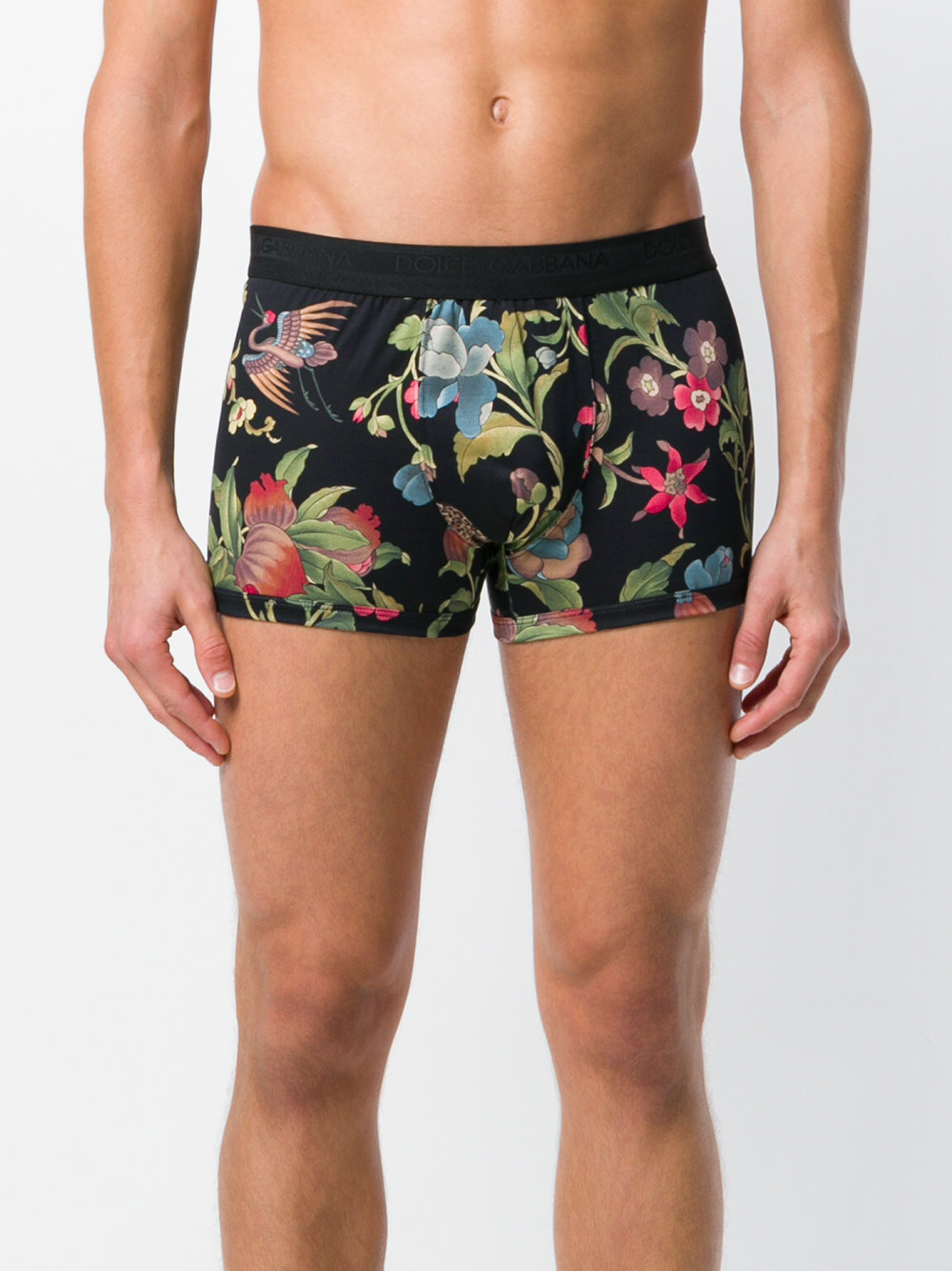 DOLCE & GABBANA UNDERWEAR, oriental print boxer shorts, 4 969 ₽