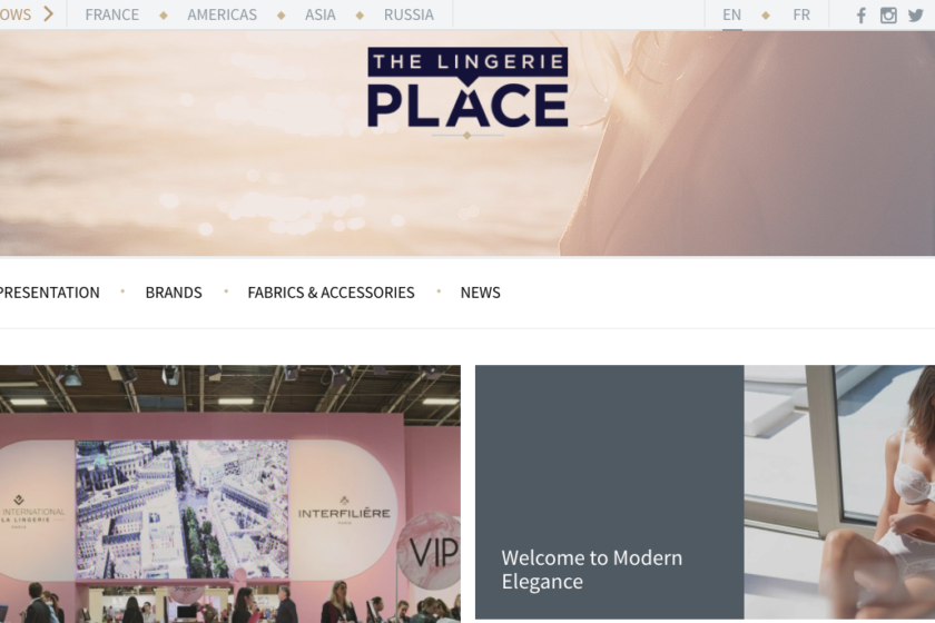 Eurovet запустил b2b онлайн-платформу The Lingerie Place для специалистов из области нижнего белья, купальников и спортивной одежды