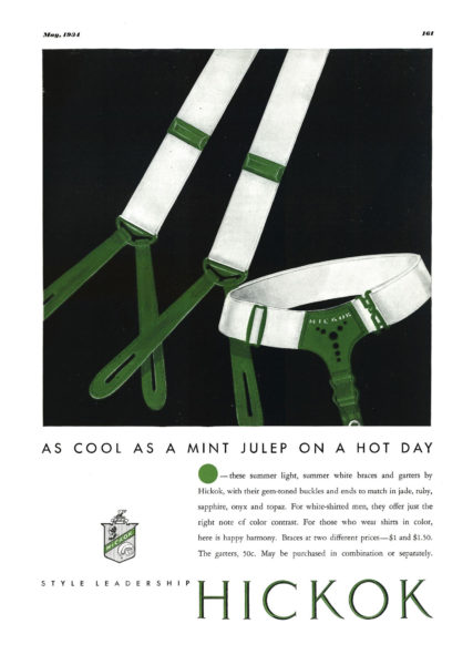 Esquire may 1 1934 Hickok sock garters