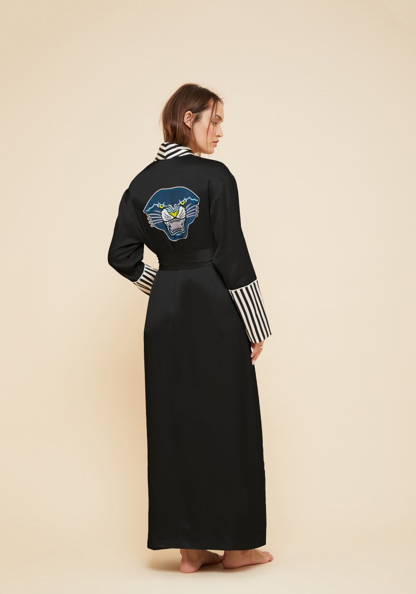 Новая коллекция шёлковой будуарной одежды и пижам Olivia Von Halle Kensal