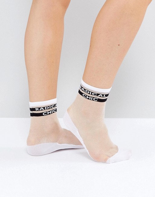 Полупрозрачные носки Monki Radical Chic 406,50 руб.