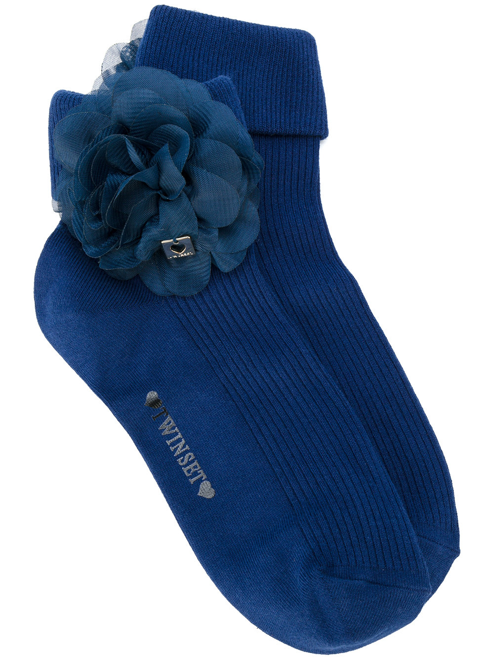 Мода. TWIN-SET носки с цветочной отделкой 2 771 ₽