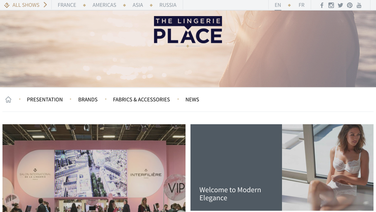 Eurovet запустил b2b онлайн-платформу The Lingerie Place для специалистов из области нижнего белья, купальников и спортивной одежды