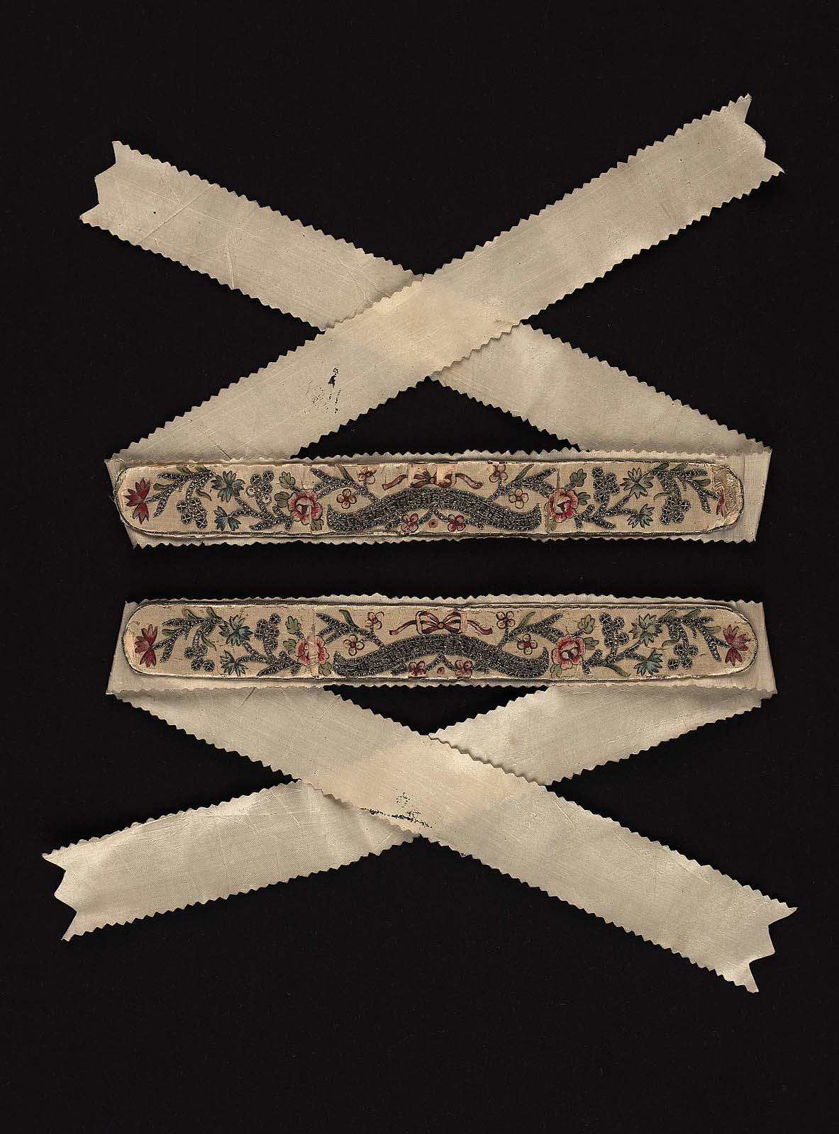 French Garter (one of a pair) 18th century, Museum of Fine Arts Boston