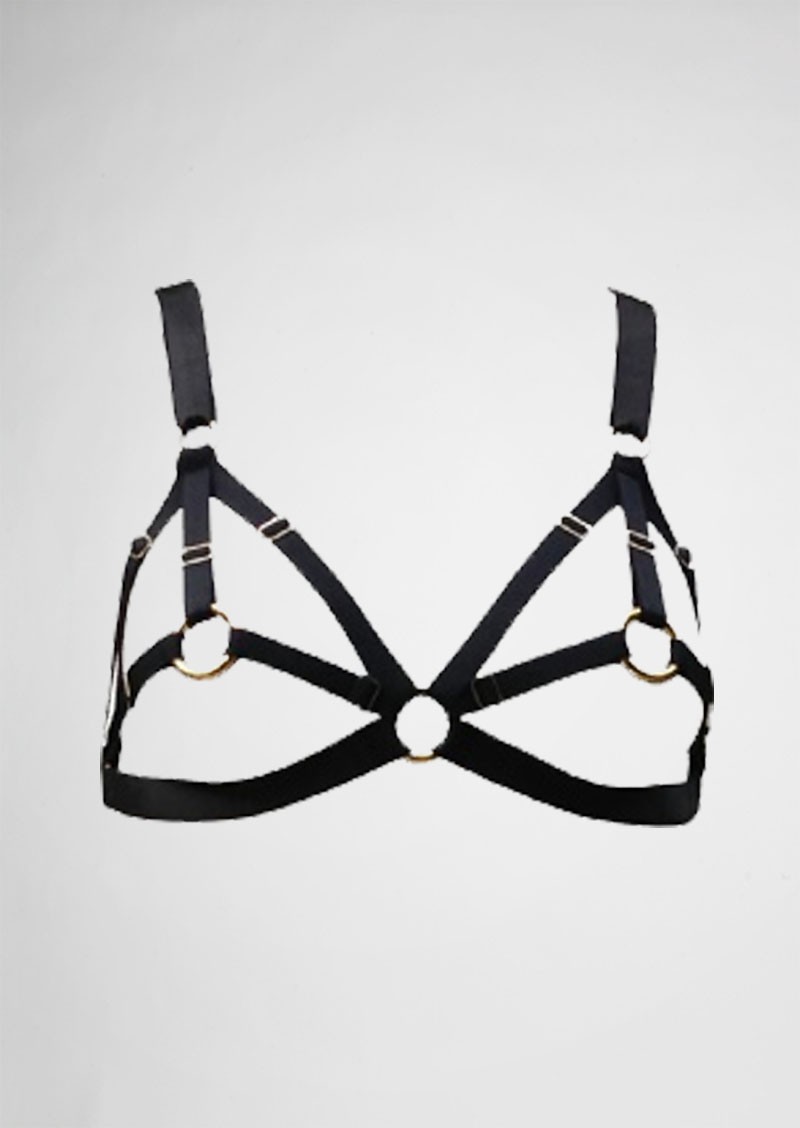 Erotic lingerie by The Model Traitor - Nipple Ring Cupless Bra